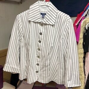 Chaps Jacket Striped